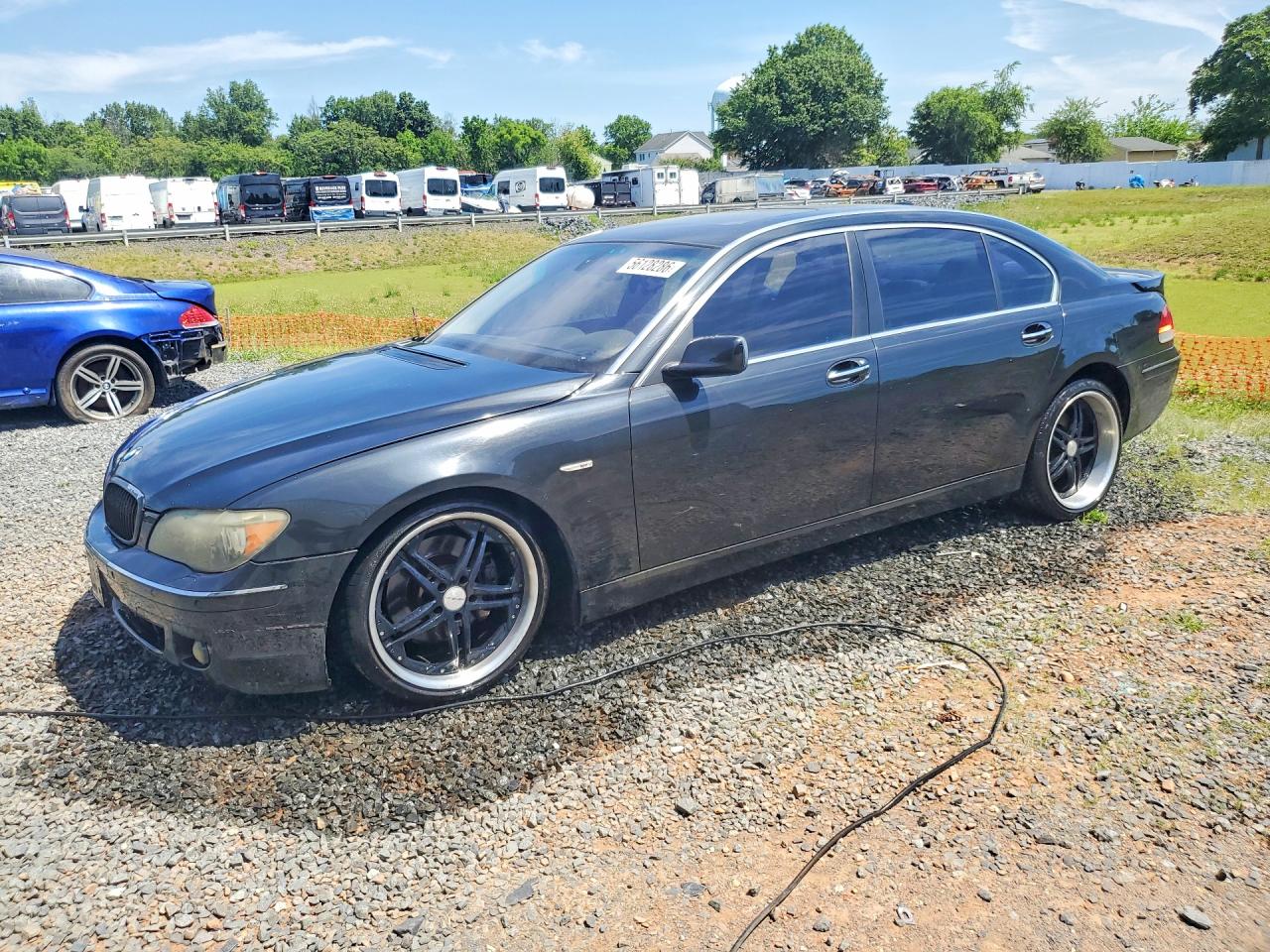 2006 BMW 7 Series 750Li, VIN WBAHN83536DT62817 — Vandalism