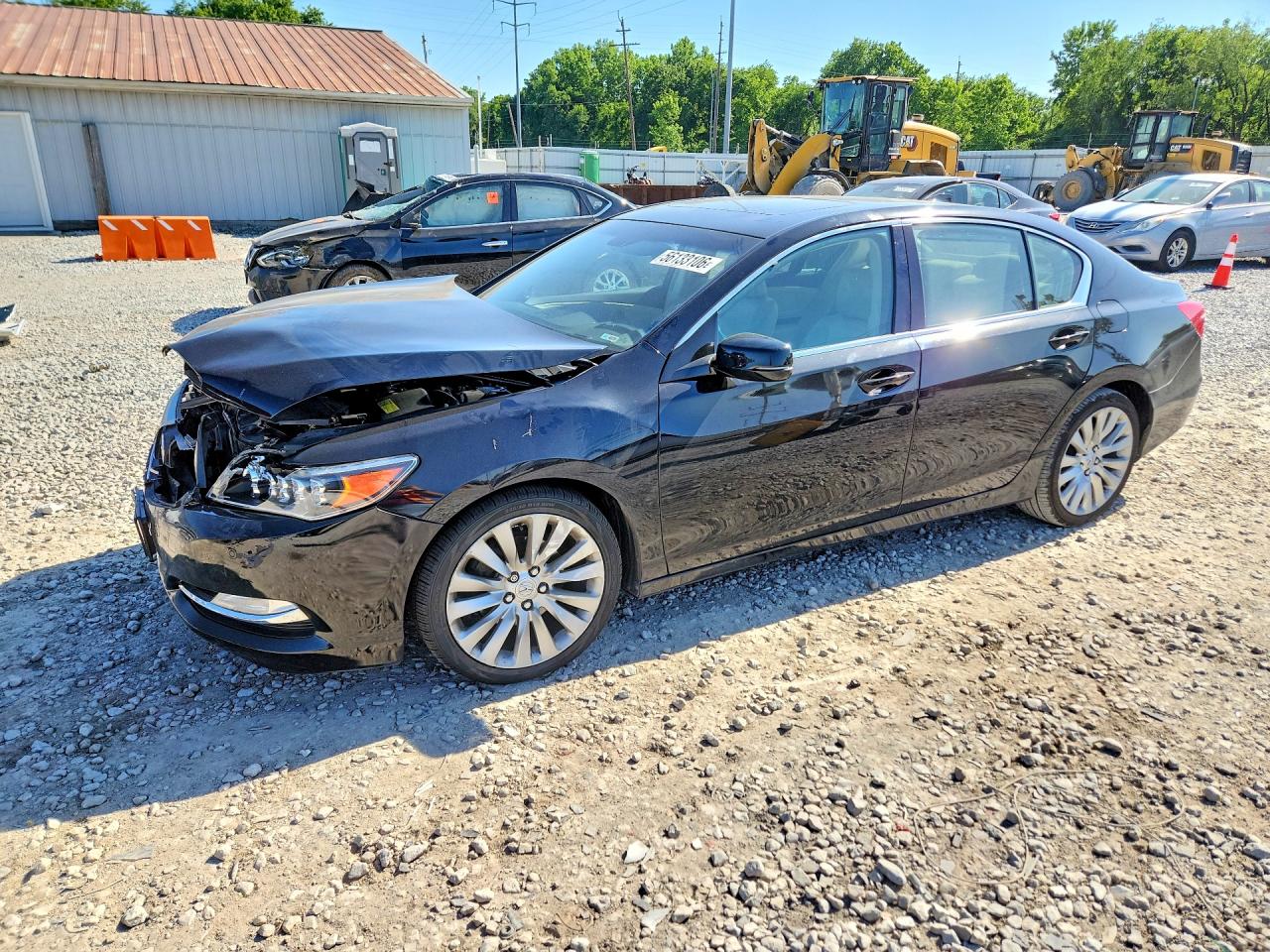2015 Acura RLX Advance, VIN JH4KC1F93FC001211 — Front end