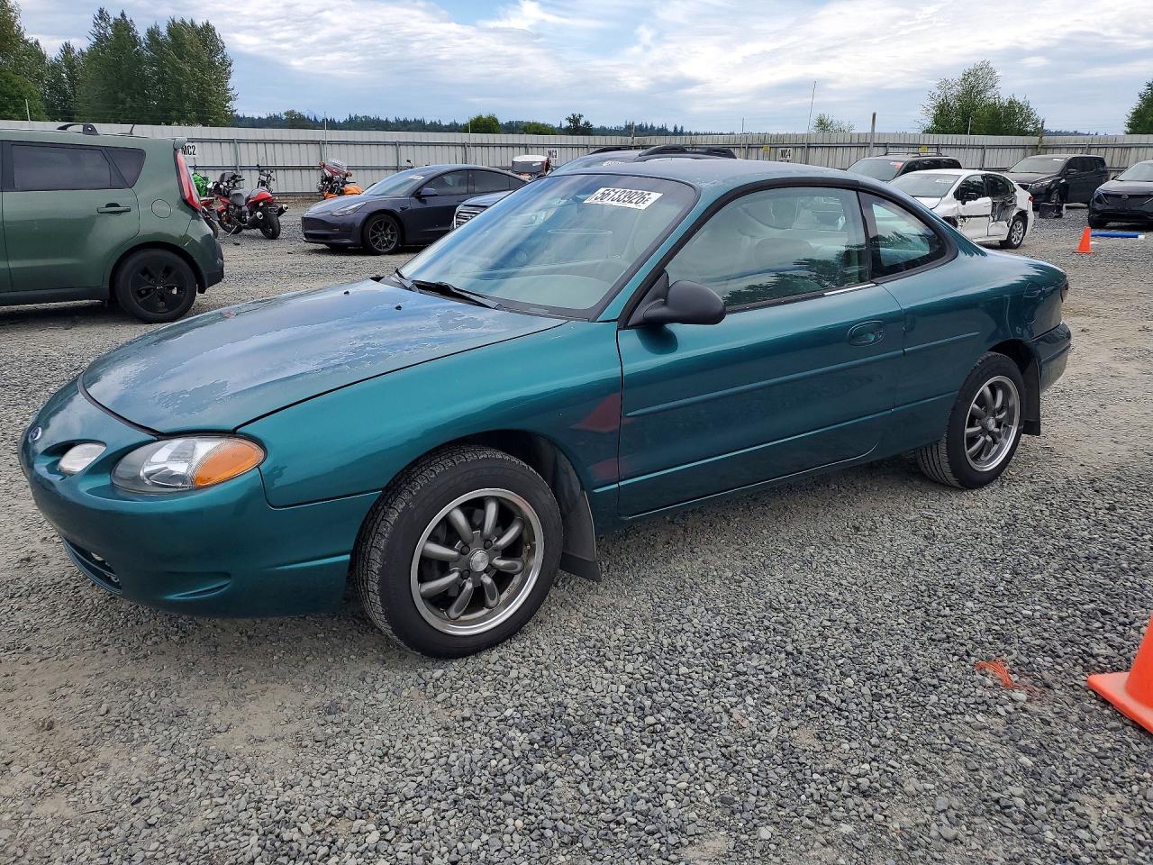 1998 Ford Escort ZX2 Cool, VIN 3FAKP1139WR183982 — Rear end