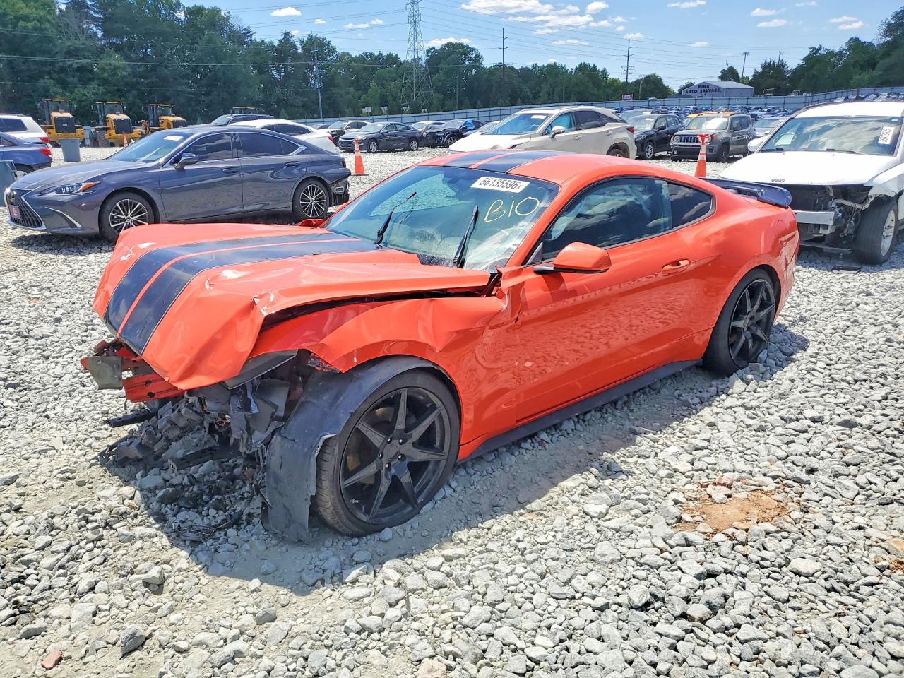 2016 Ford Mustang V6, VIN 1FA6P8AMXG5211697 — Front end