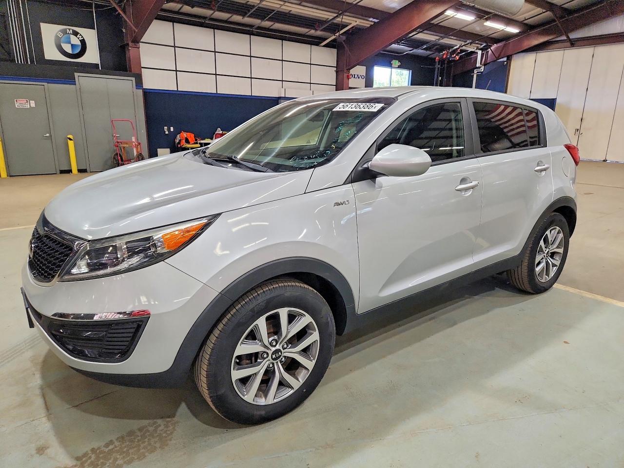 2016 Kia Sportage LX, VIN KNDPBCAC0G7873364 — Фото с аукциона
