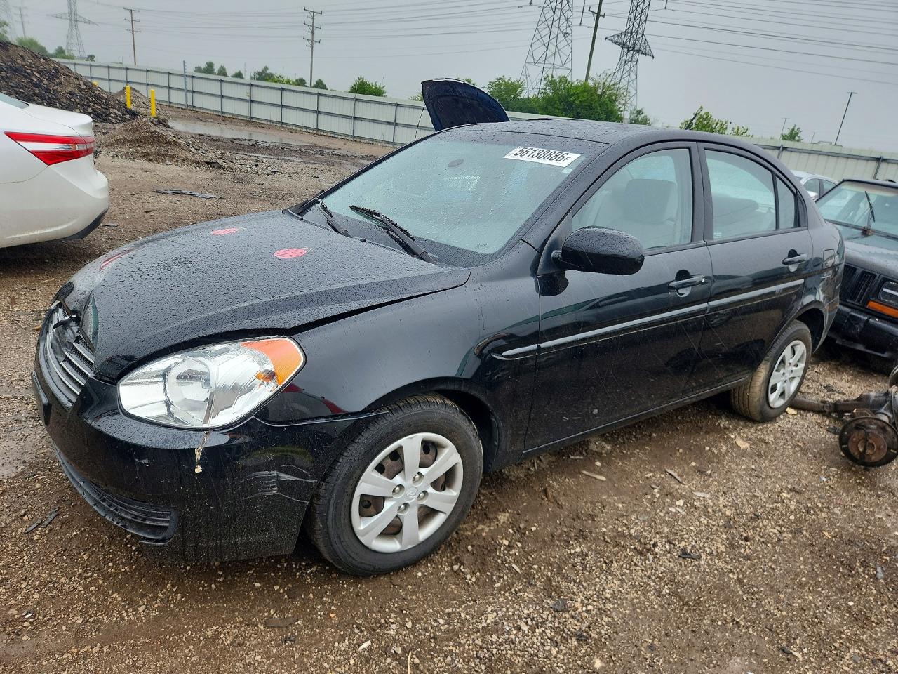 2010 Hyundai Accent GLS, VIN KMHCN4AC0AU431233 — Front end
