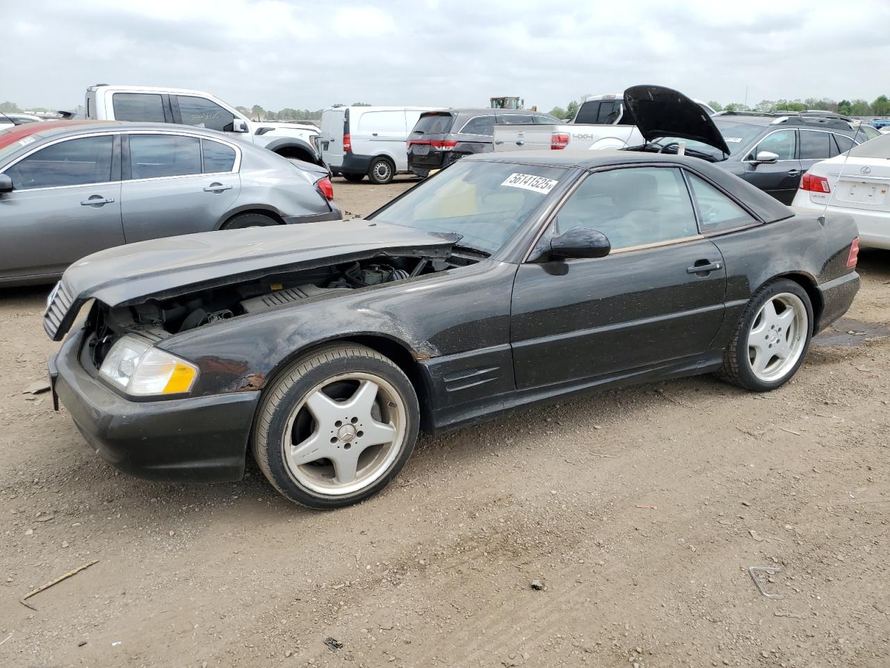 2002 Mercedes-Benz SL 500, VIN WDBFA68F22F203120 — Front end