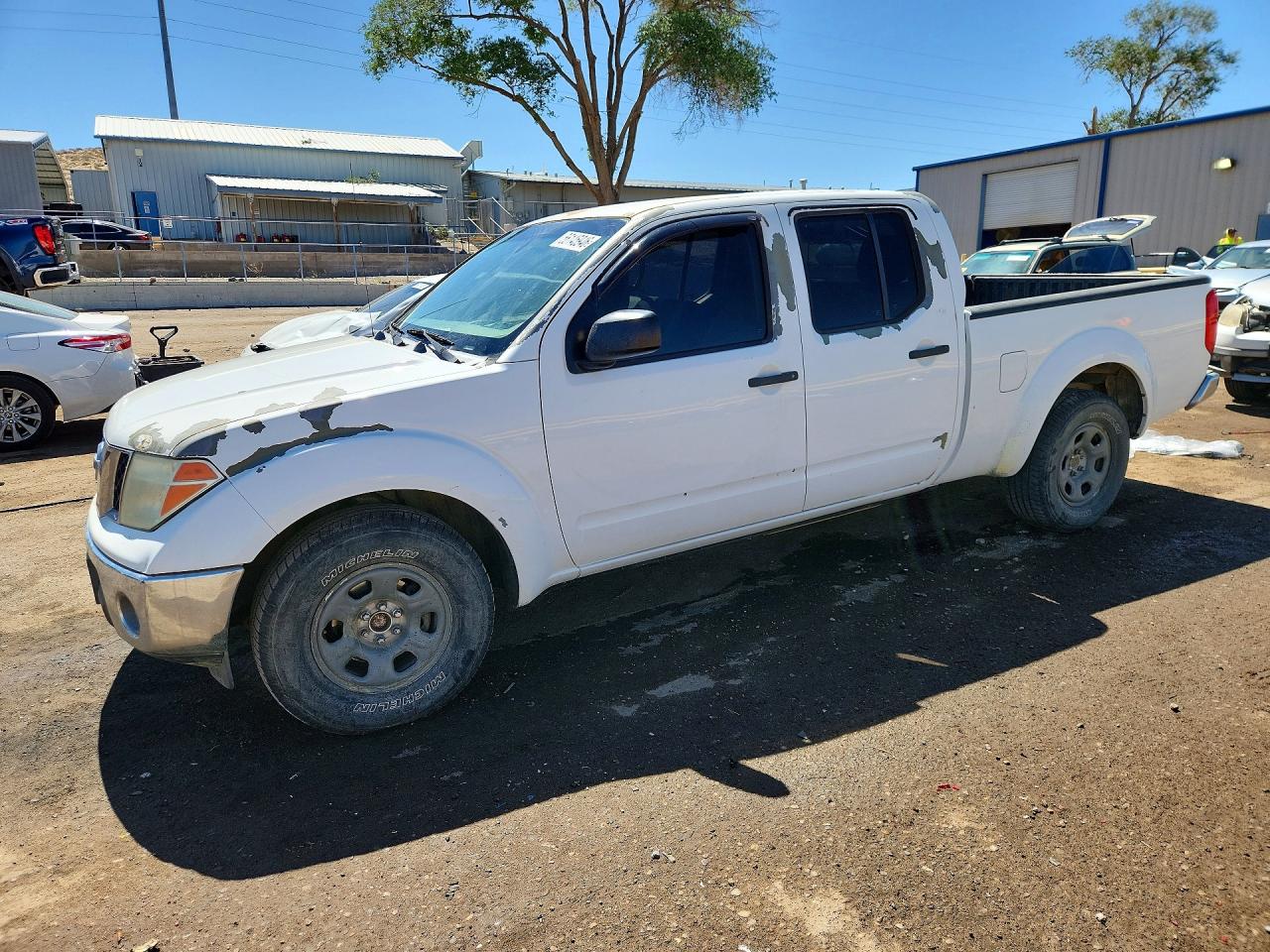 2007 Nissan Frontier SE, VIN 1N6AD09U27C412781 — Engine fire
