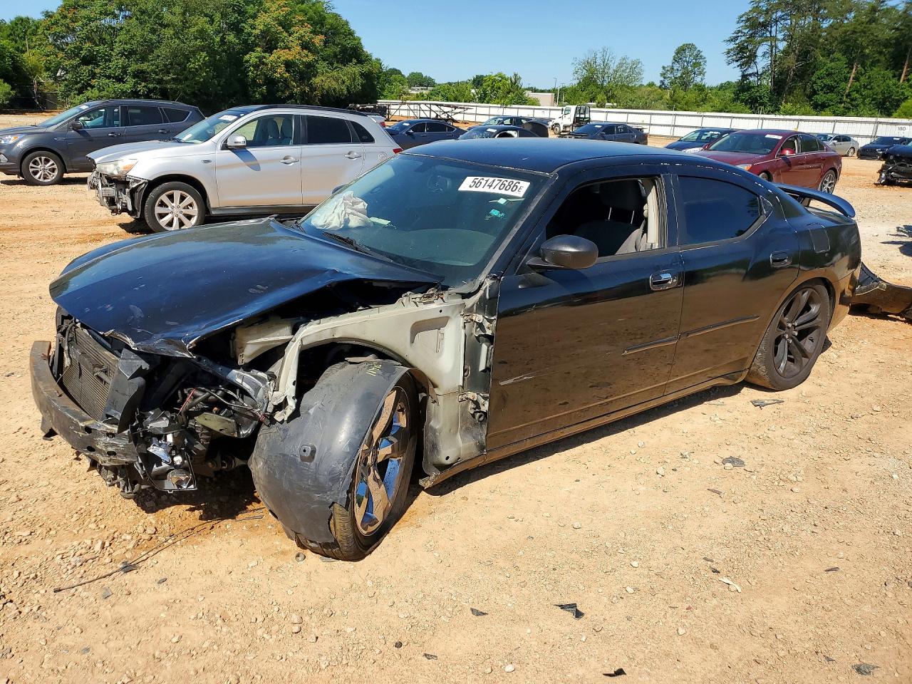 2007 Dodge Charger, VIN 2B3KA43R57H705195 — Front end