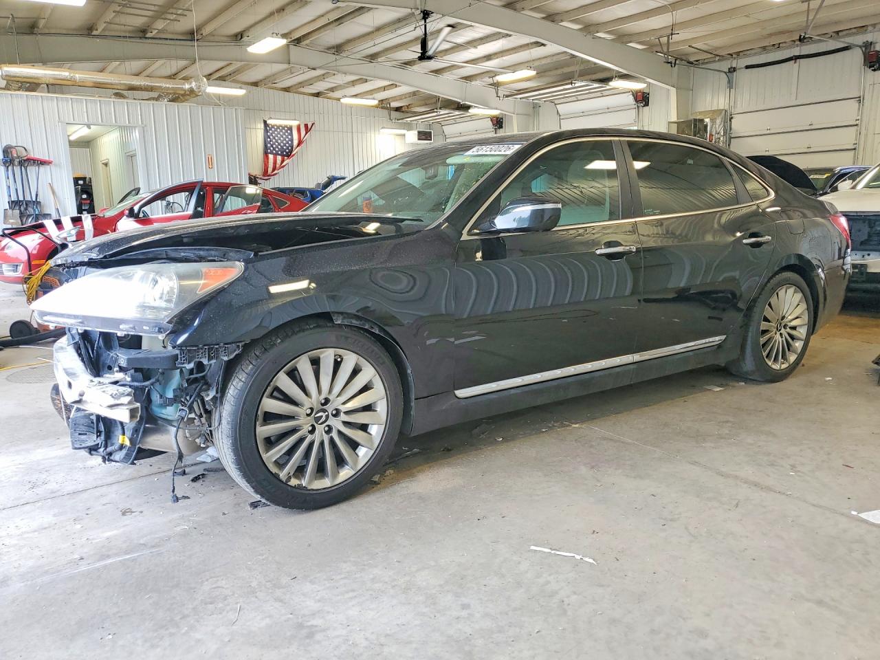 2016 Hyundai Equus Signature, VIN KMHGH4JHXGU102729 — Front end