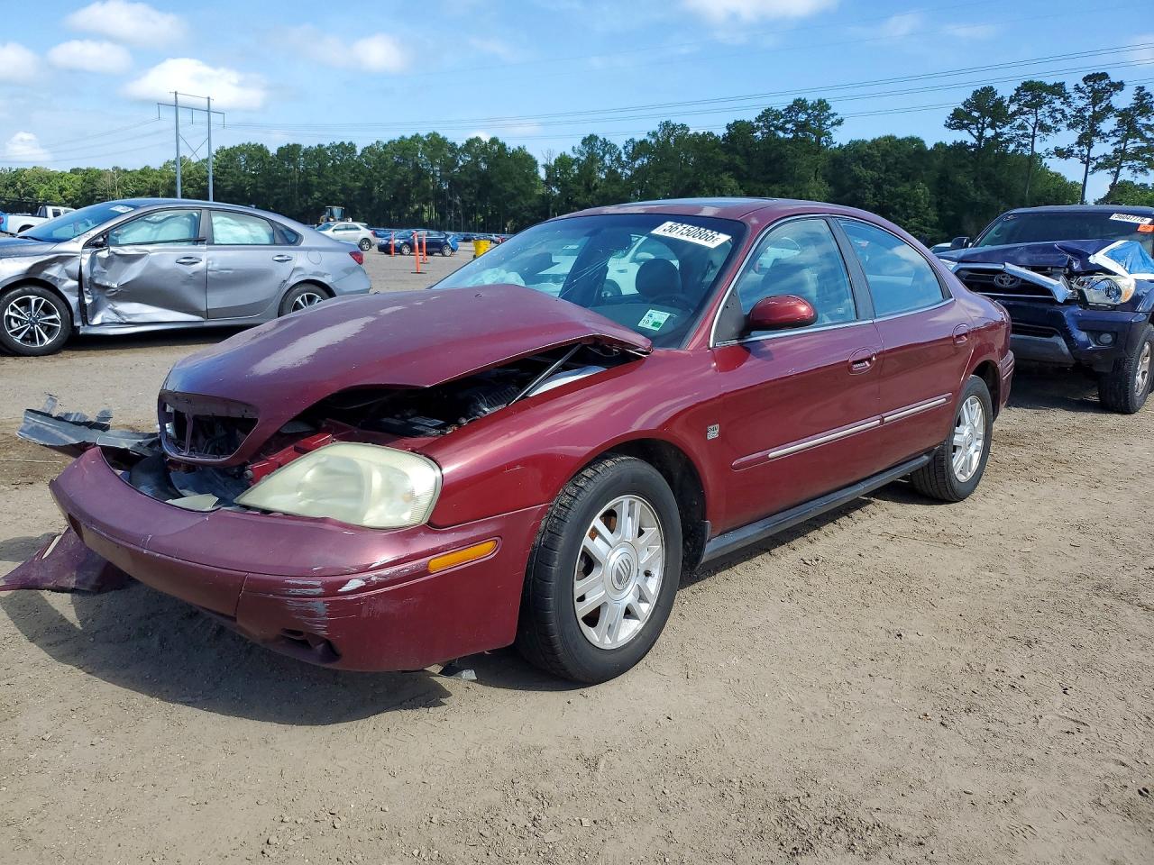 2005 Mercury Sable LS, VIN 1MEFM55S75A623587 — Перед