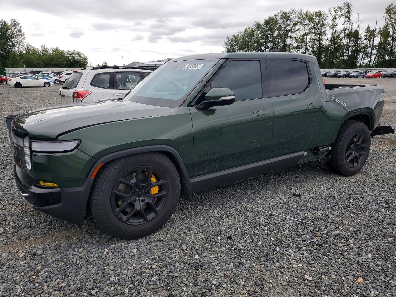 2022 Rivian R1T Adventure, VIN 7FCTGAAA1NN012295 — Rear end