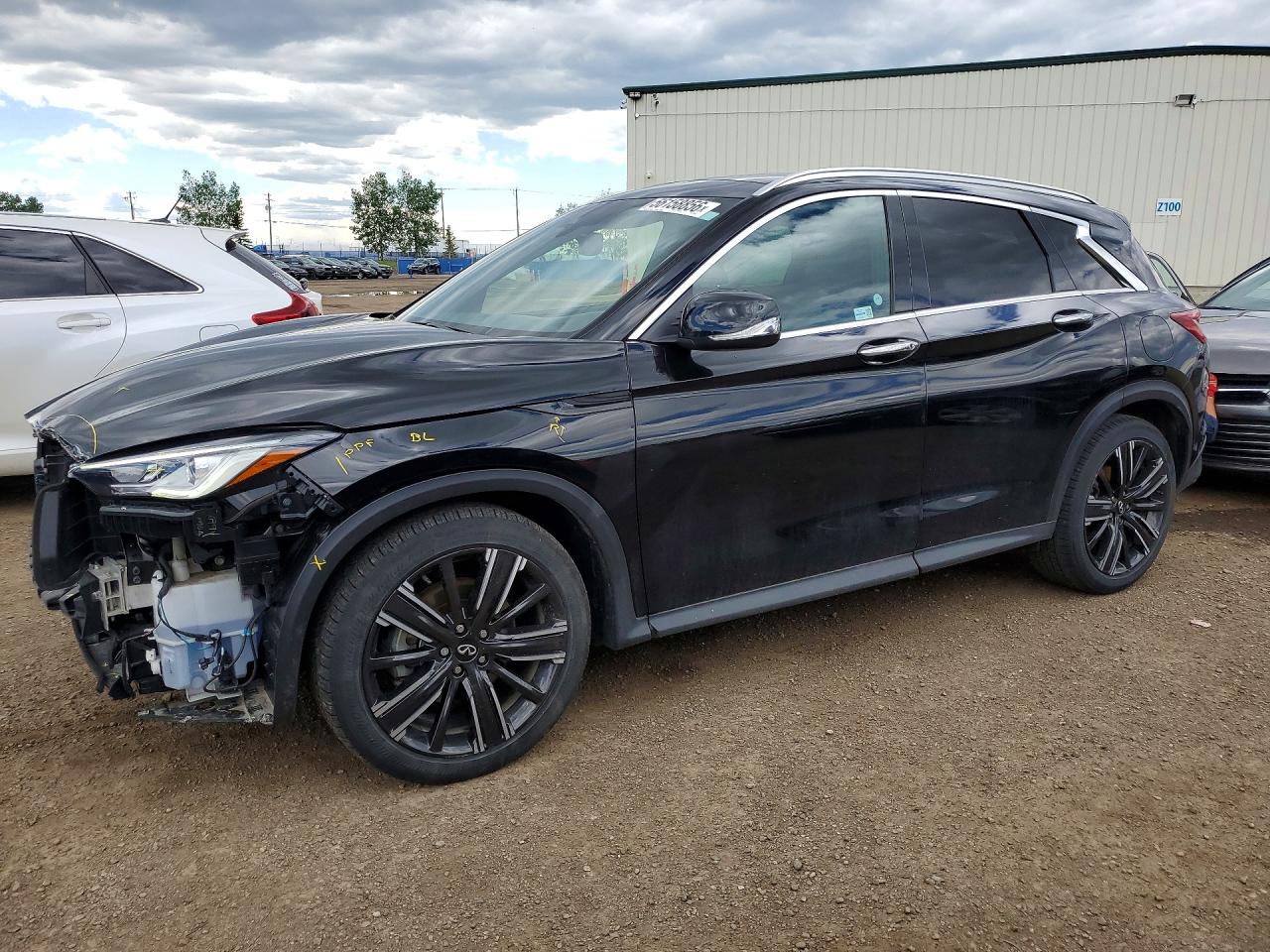 2022 Infiniti QX50 Luxe, VIN 3PCAJ5BBXNF120264 — Front end