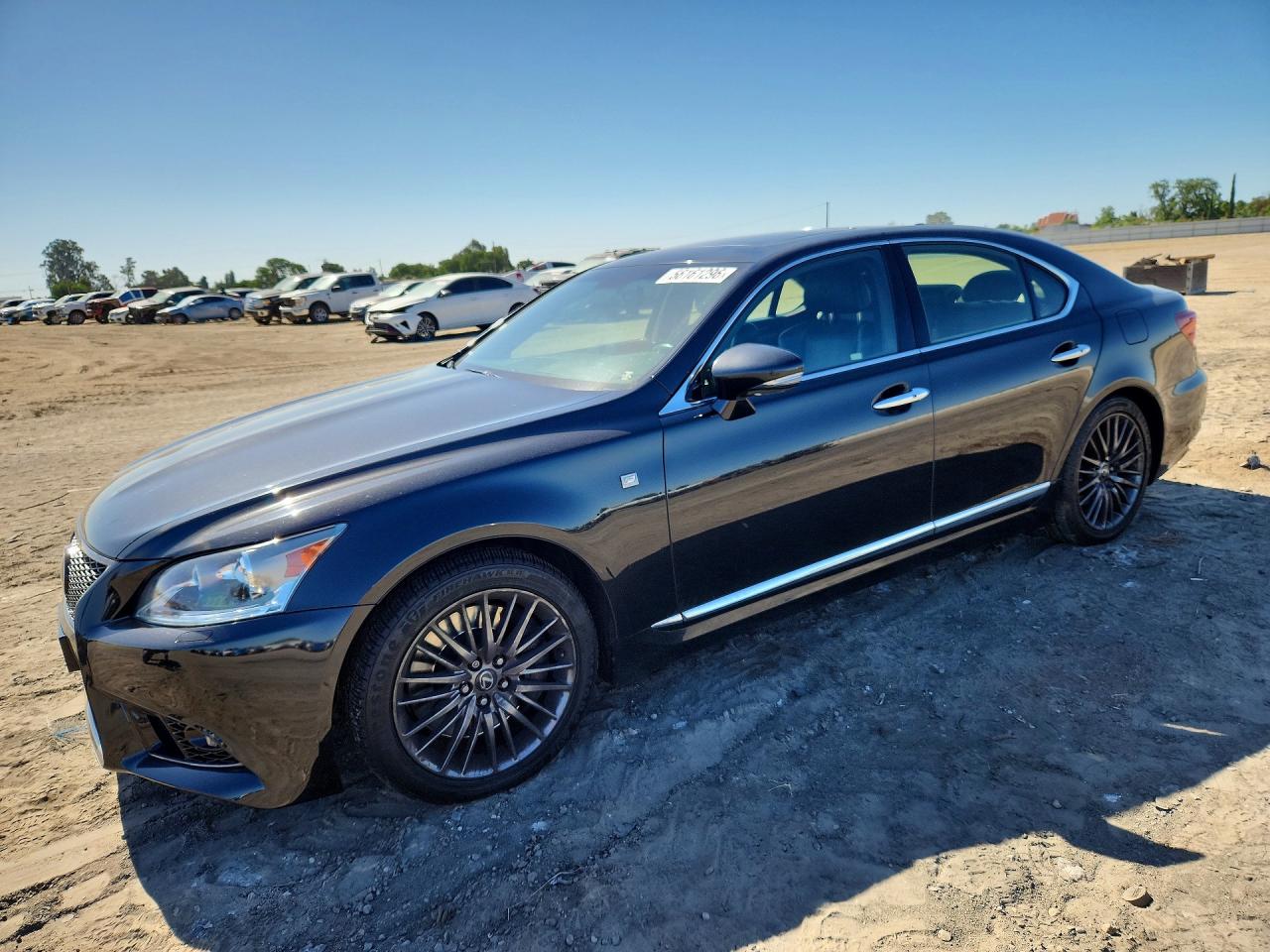2017 Lexus LS 460, VIN JTHBL5EF9H5145948 — Undercarriage