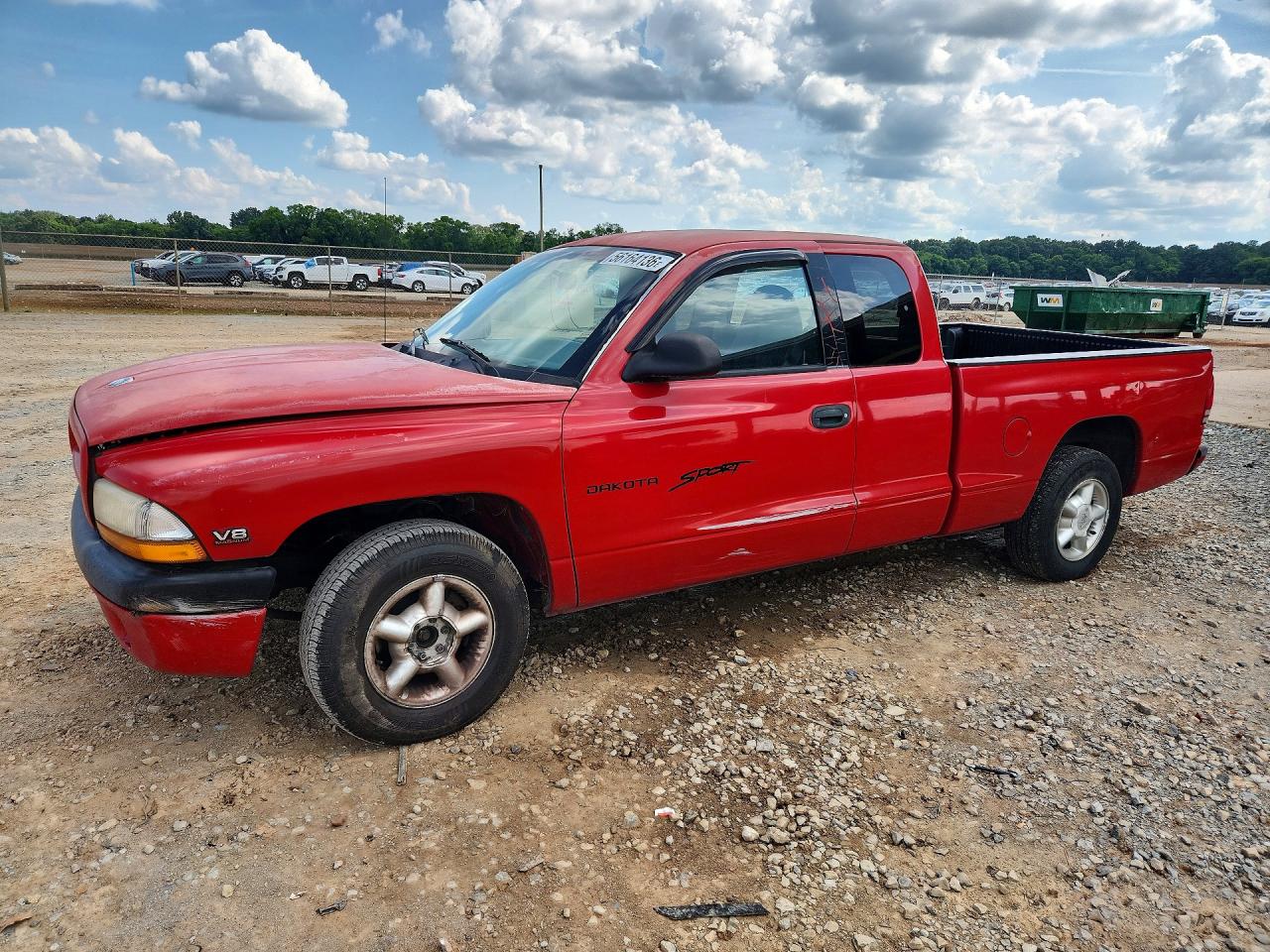 1999 Dodge Dakota SLT, VIN 1B7GL22Y3XS268155 — Перед