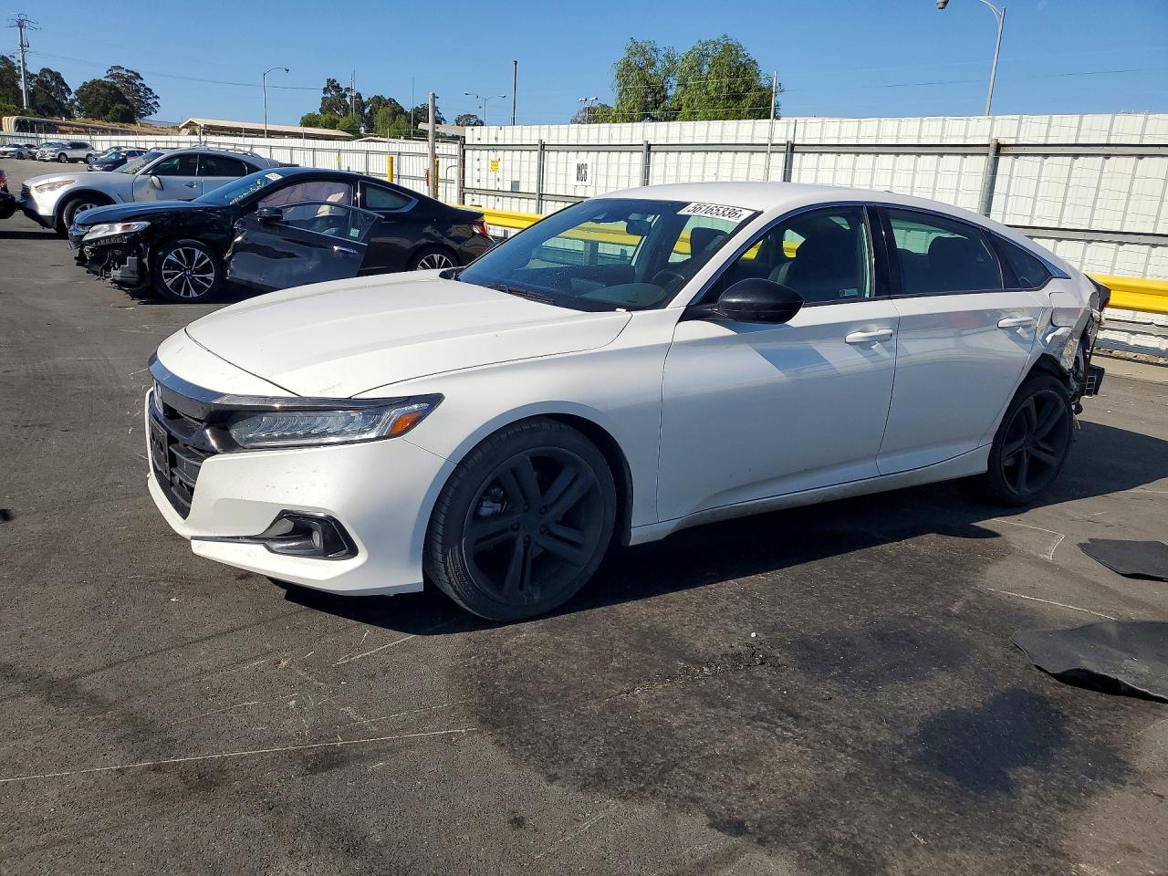 2021 Honda Accord Sport, VIN 1HGCV1F33MA018676 — Rear end