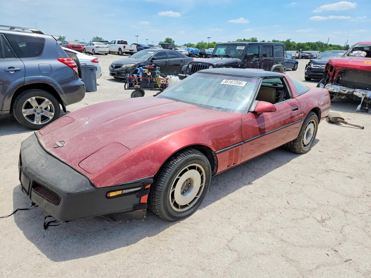 1987 Chevrolet Corvette, VIN 1G1YY2183H5111533 — Minor dents and scratches