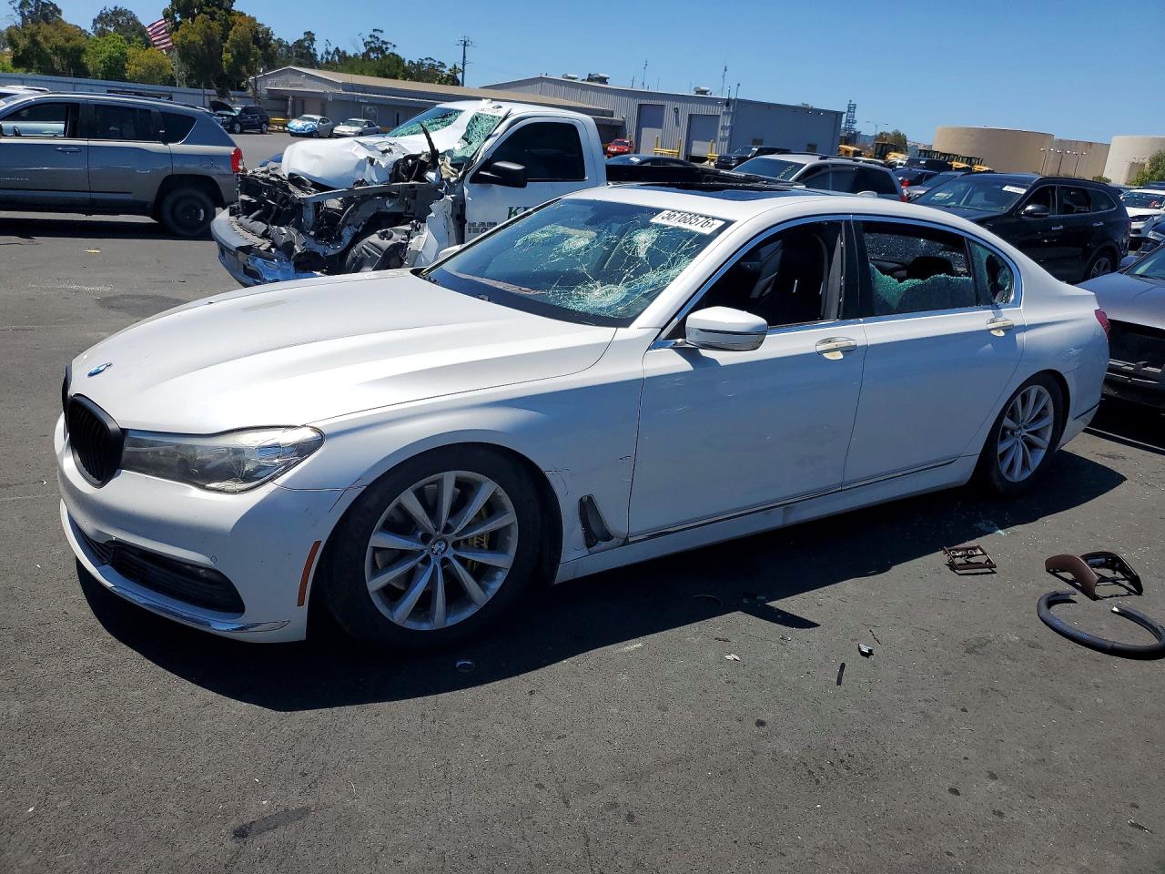 2016 BMW 7 Series 740i, VIN WBA7E2C50GG548131 — Vandalism