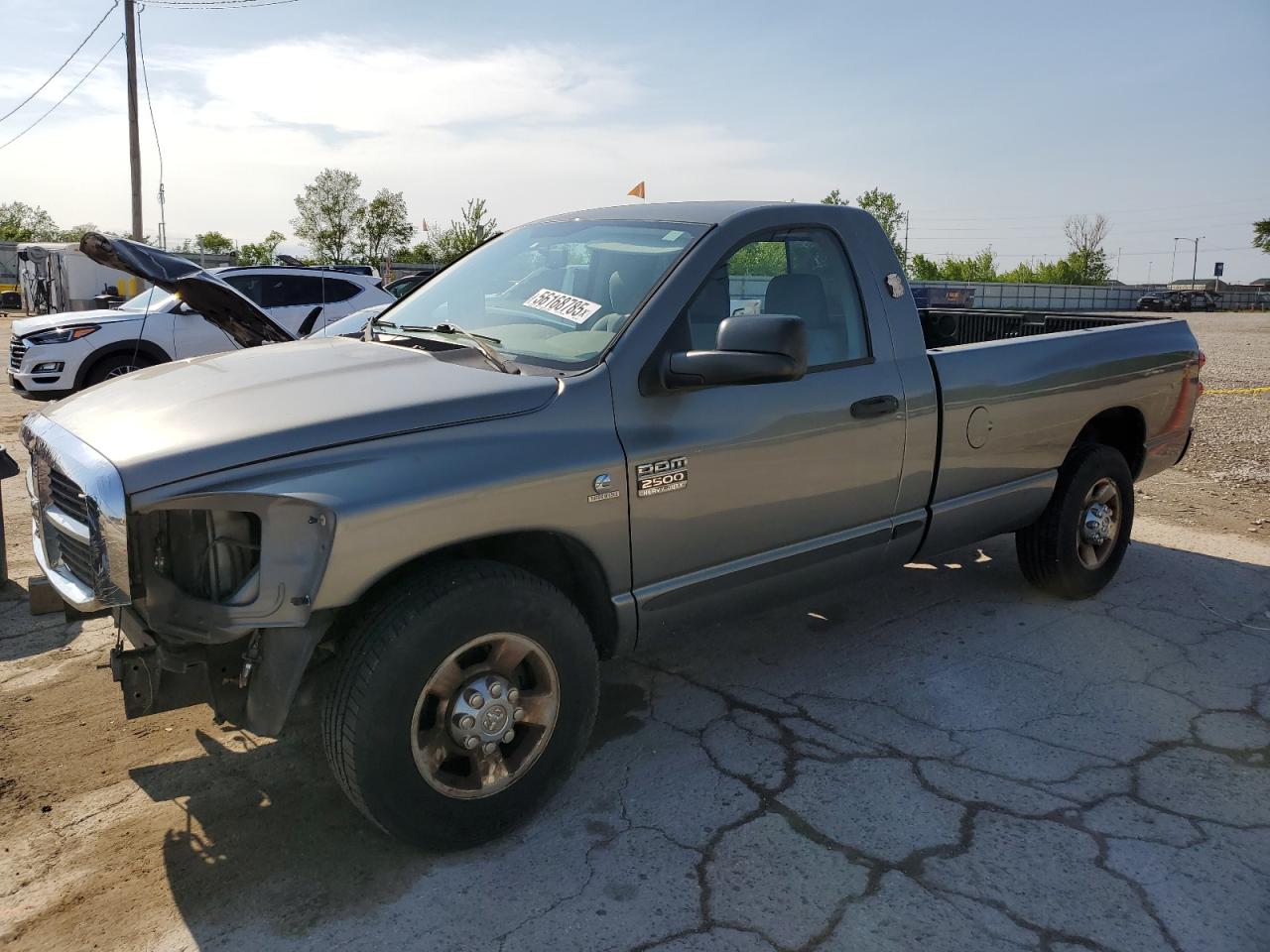 2007 Dodge RAM, VIN 3D3KR26C47G708549 — Перед