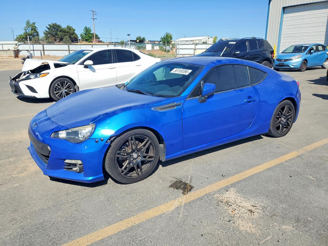 2014 Subaru BRZ Limited, VIN JF1ZCAC19E9605605 — Front end