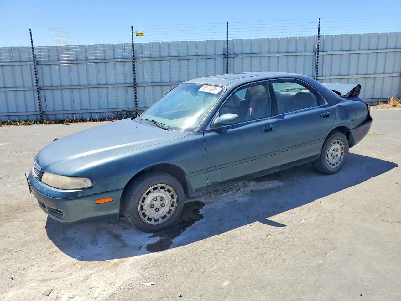 1996 Mazda 626 DX, VIN 1YVGE22C6T5541753 — Rear end