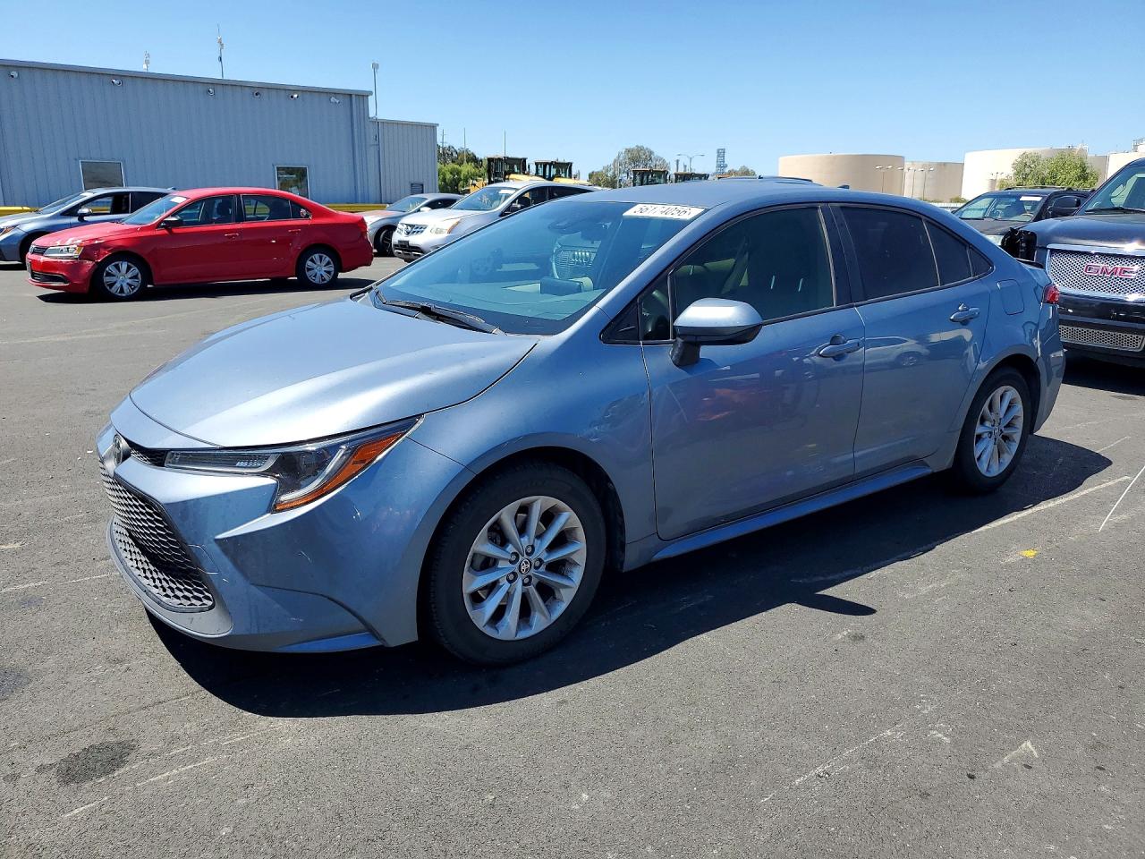 2021 Toyota Corolla LE, VIN JTDVPMAE3MJ133628 — Rear end
