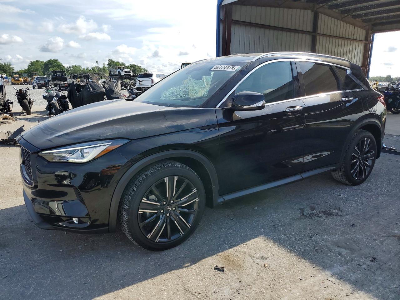 2022 Infiniti QX50 Luxe, VIN 3PCAJ5BAXNF114293 — Side