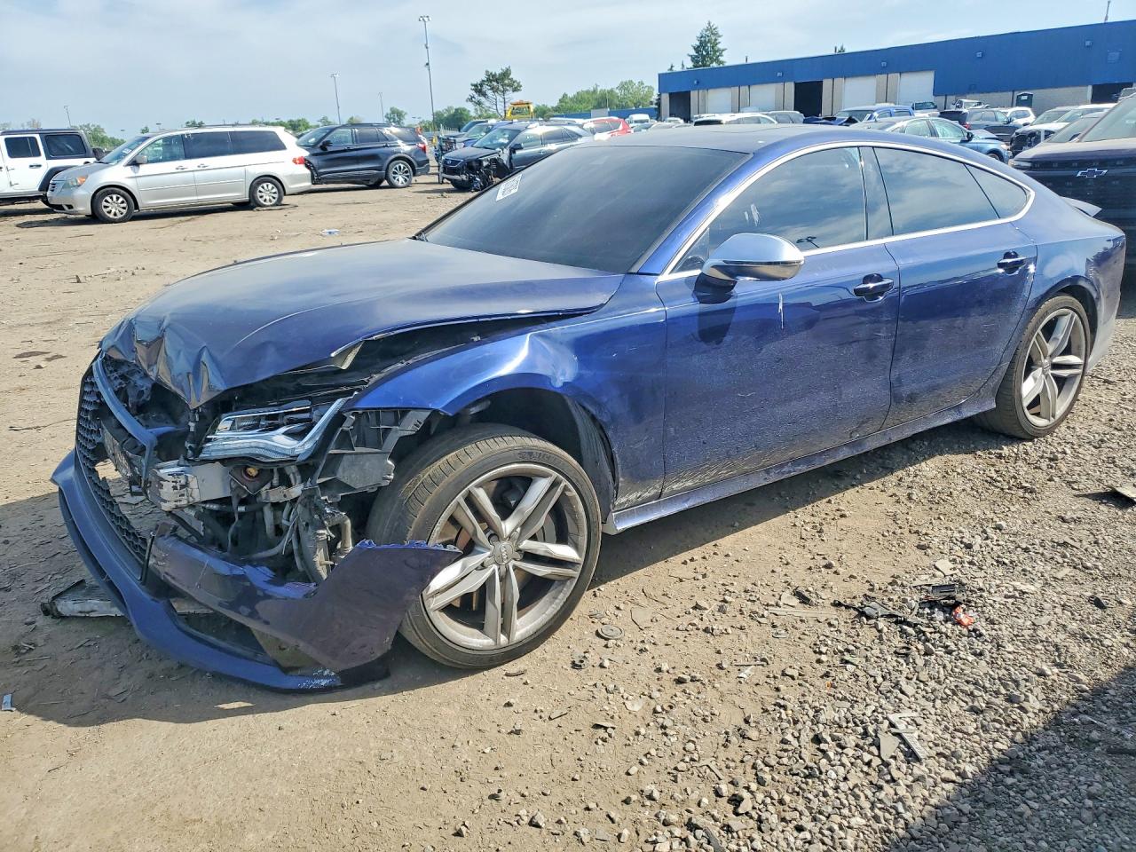2014 Audi S7 Prestige, VIN WAUW2AFC5EN035054 — Front end