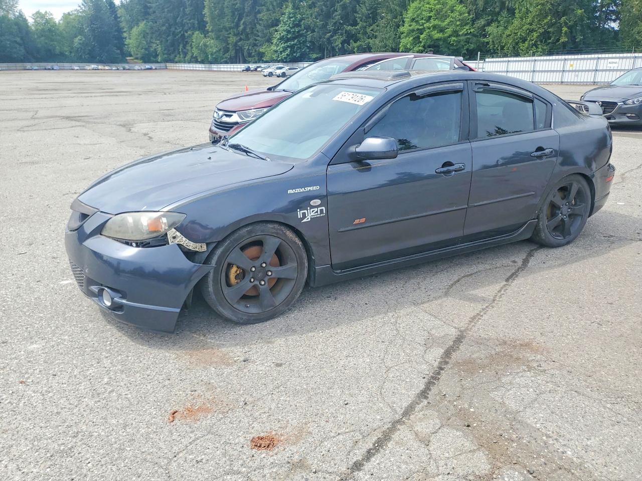 2005 Mazda 3 s, VIN JM1BK323451271124 — Front end