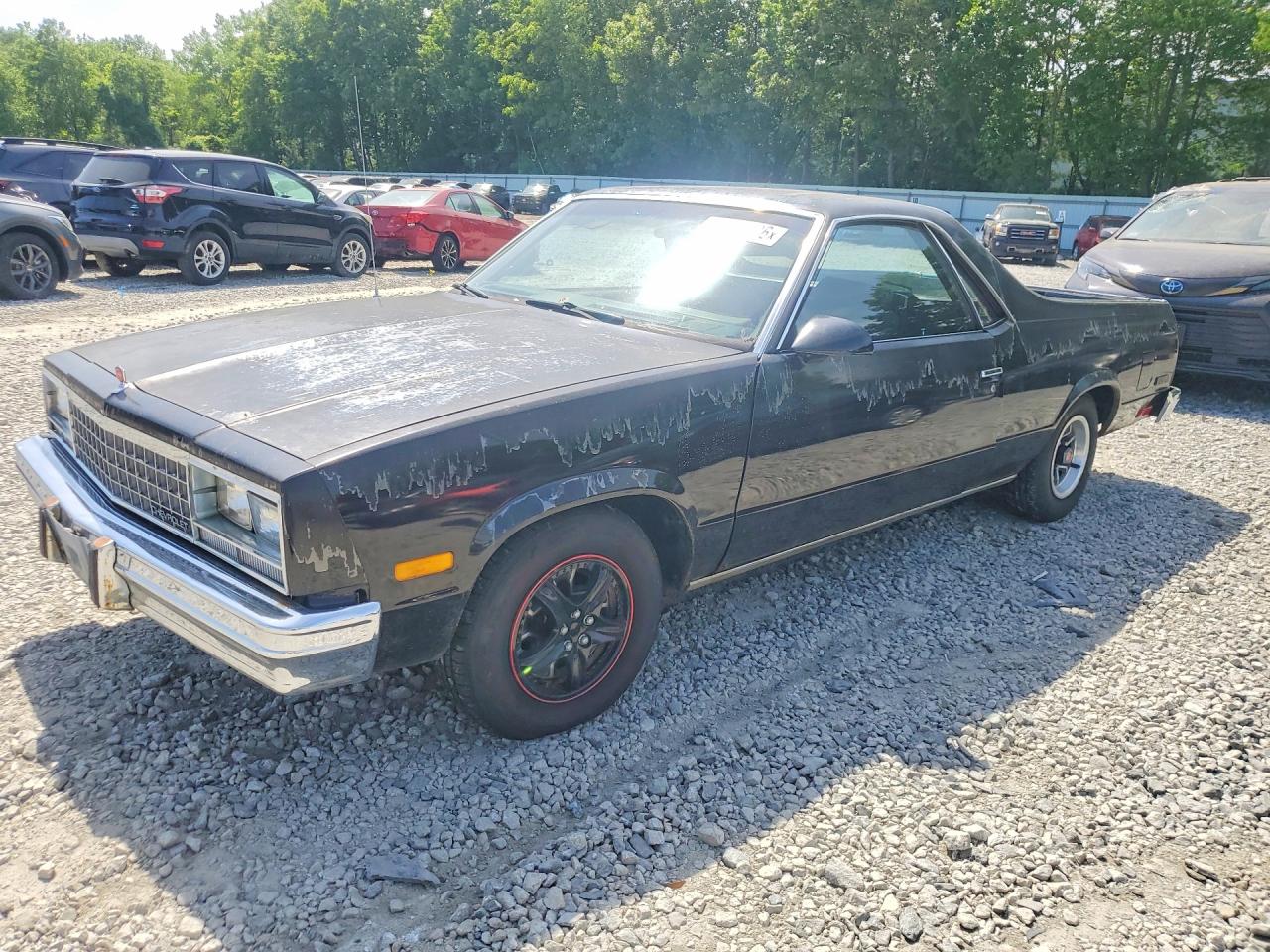 1987 Chevrolet El Camino, VIN 3GCCW80H4HS915583 — Missing or altered VIN