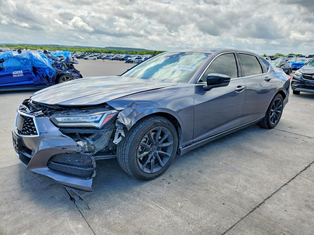 2021 Acura TLX, VIN 19UUB5F32MA003722 — Front end