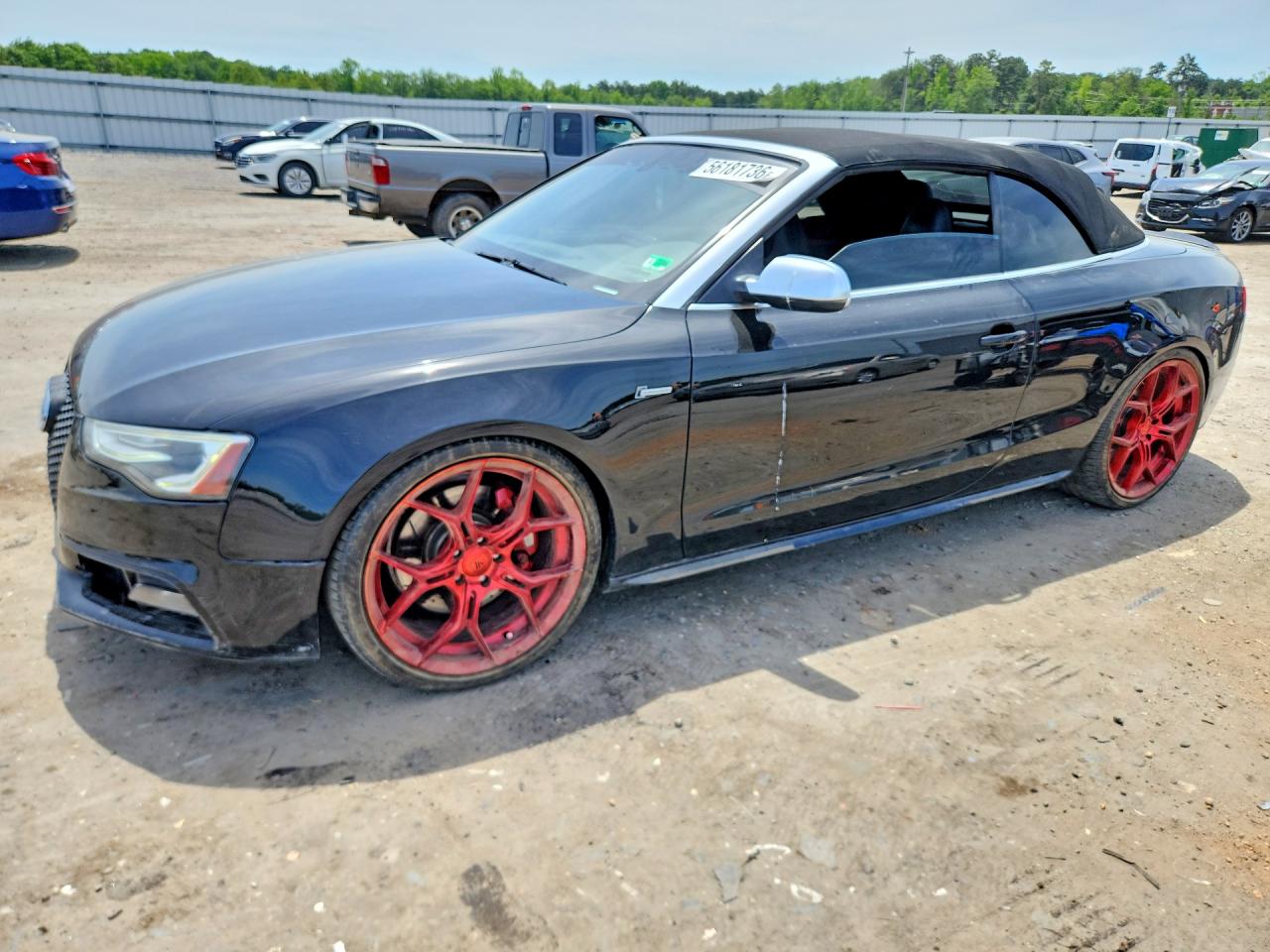 2013 Audi S5 Premium Plus, VIN WAUCGAFH4DN002710 — Перед