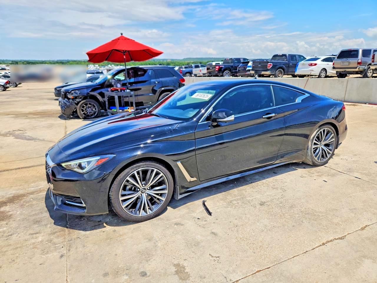 2021 Infiniti Q60 Luxe, VIN JN1EV7KK7MM411086 — Side