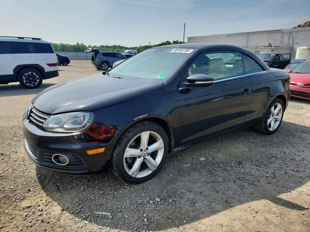 2012 Volkswagen Eos Executive, VIN WVWFW7AH1CV021761 — Water / flood