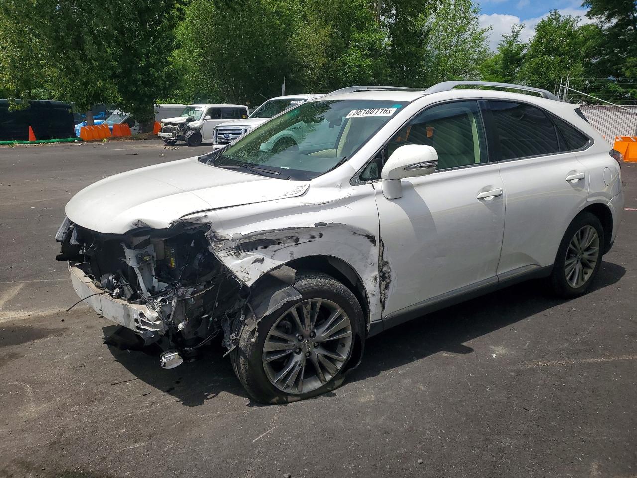 2013 Lexus RX 350, VIN 2T2BK1BA4DC171307 — Front end