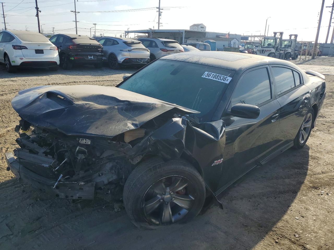 2019 Dodge Charger Scat Pack, VIN 2C3CDXGJ8KH742576 — Stripped