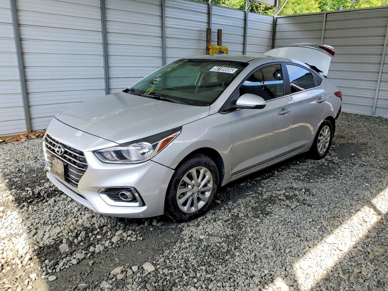 2022 Hyundai Accent SEL, VIN 3KPC24A69NE160796 — Rear end