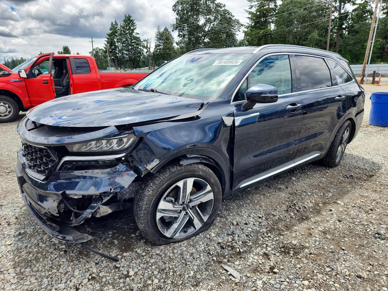2023 Kia Sorento EX, VIN KNDRHDLG2P5175816 — Front end