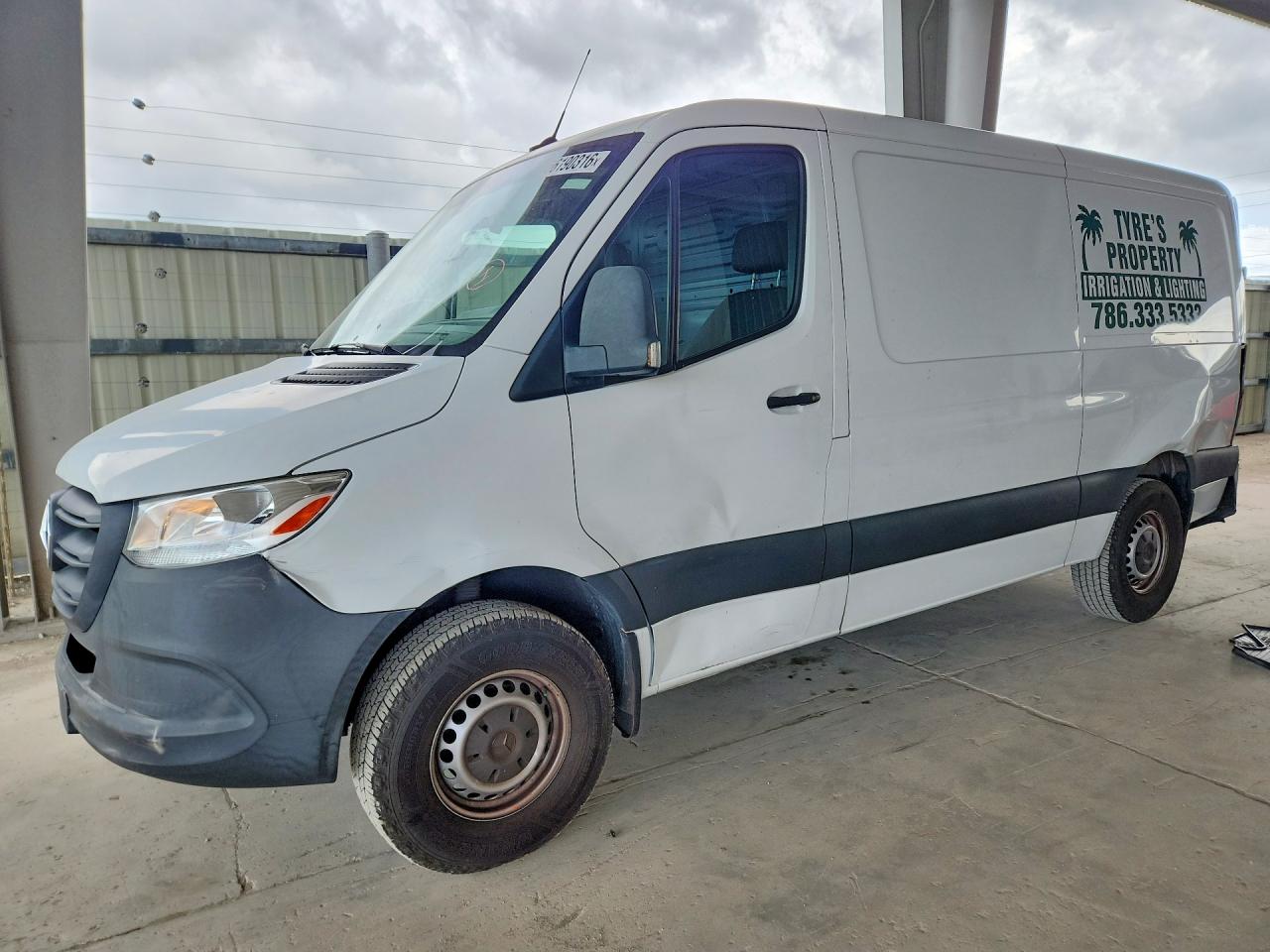 2021 Mercedes-Benz Sprinter Cargo, VIN W1Y70BGY4MT077296 — Rear end