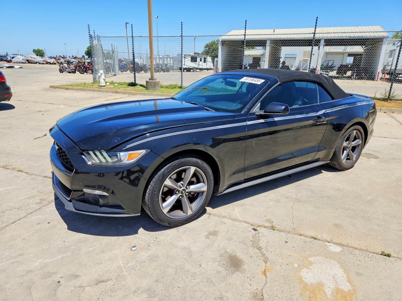 2015 Ford Mustang V6, VIN 1FATP8EM2F5352114 — Rear end