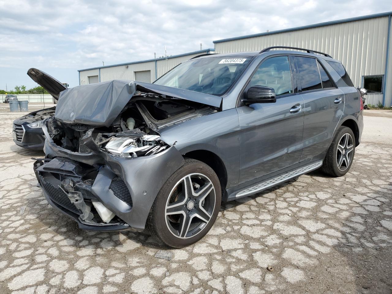 2017 Mercedes-Benz GLE 350, VIN 4JGDA5HB3HA882820 — Front end