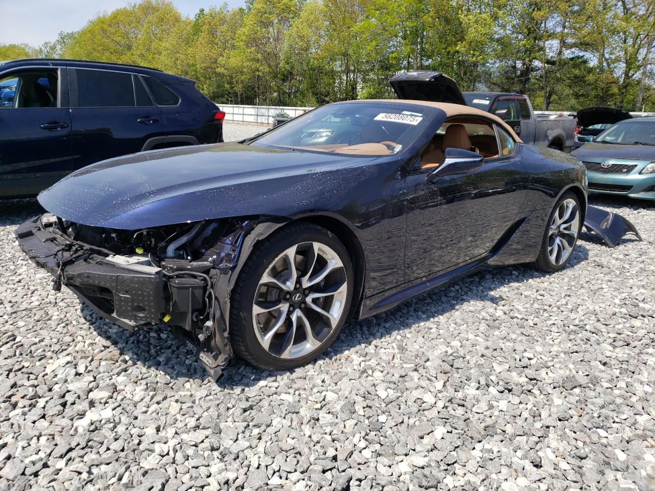 2021 Lexus LC 500h, VIN JTHKPAAY9MA104483 — Фото с аукциона 1 of 4