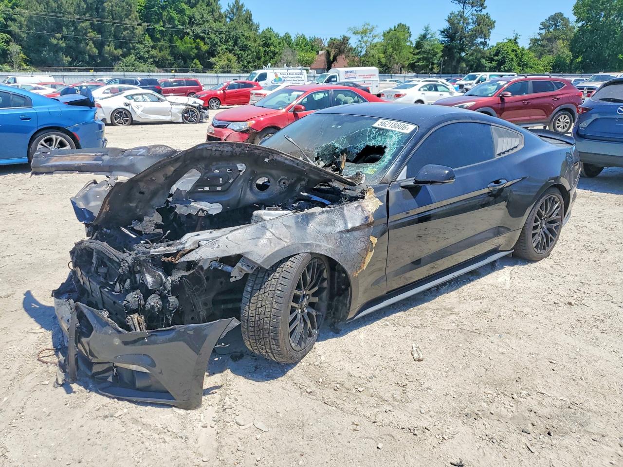 2015 Ford Mustang EcoBoost Premium, VIN 1FA6P8THXF5390841 — Burn