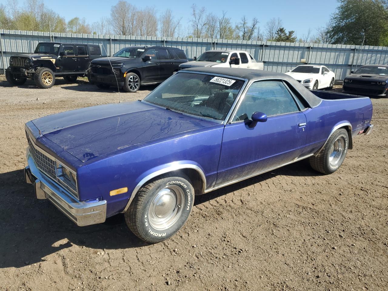 1983 GMC Caballero, VIN 1GTCW80H9DR500689 — Перед