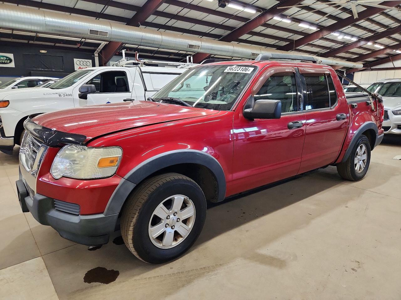 2007 Ford Explorer Sport Trac XLT, VIN 1FMEU51K97UB63123 — Frame damage
