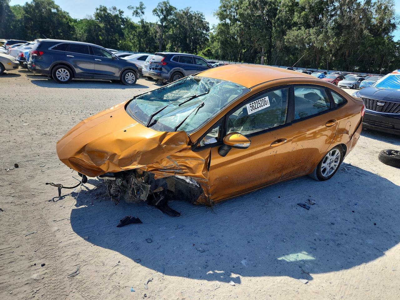 2016 Ford Fiesta SE, VIN 3FADP4BJ7GM173554 — Rollover