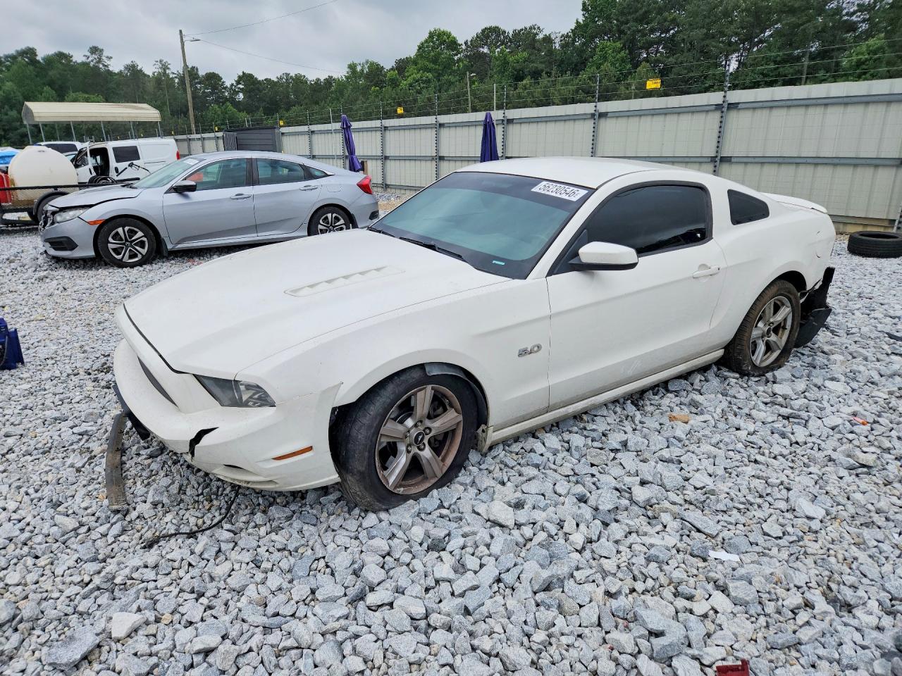2013 Ford Mustang GT Premium, VIN 1ZVBP8CF1D5232051 — Vandalism