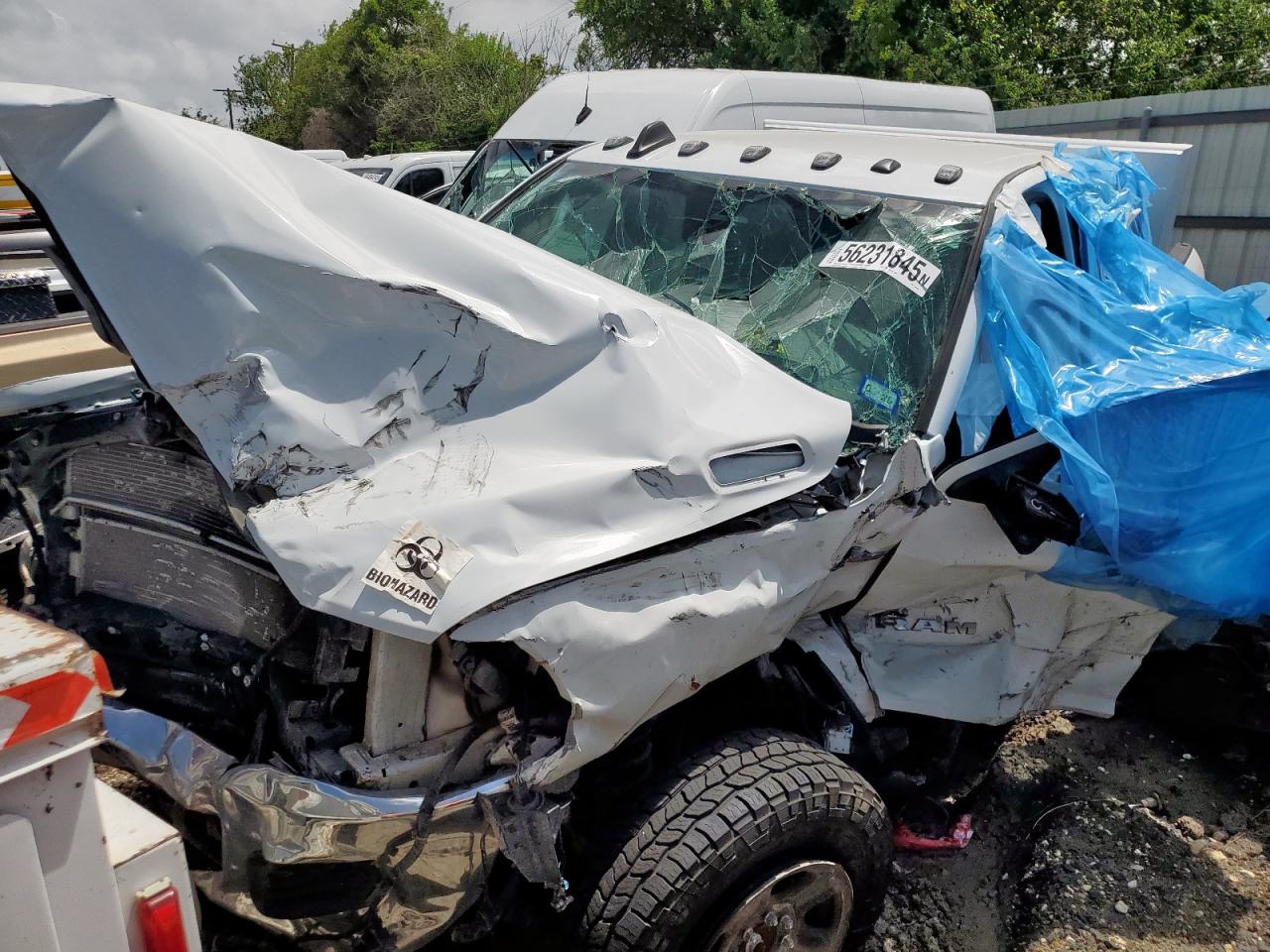 2022 Ram 2500 Tradesman, VIN 3C6UR5CJ1NG280904 — Biohazard / chemical
