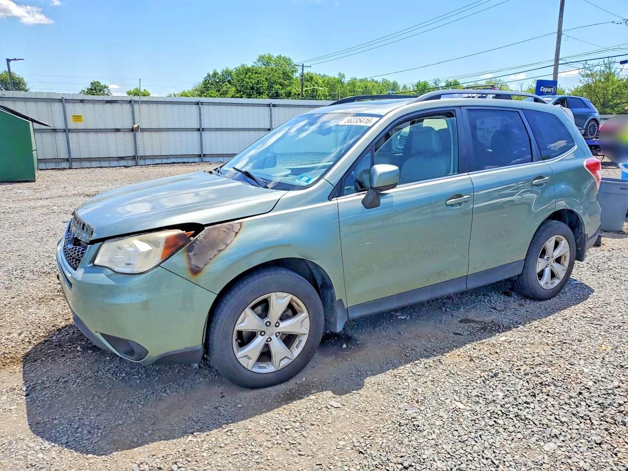 2015 Subaru Forester Limited, VIN JF2SJARC4FH413169 — Engine fire