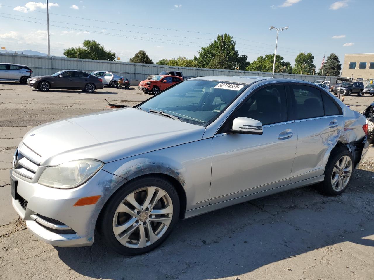 2013 Mercedes-Benz C 300 Sport, VIN WDDGF8AB2DR281060 — Rear end