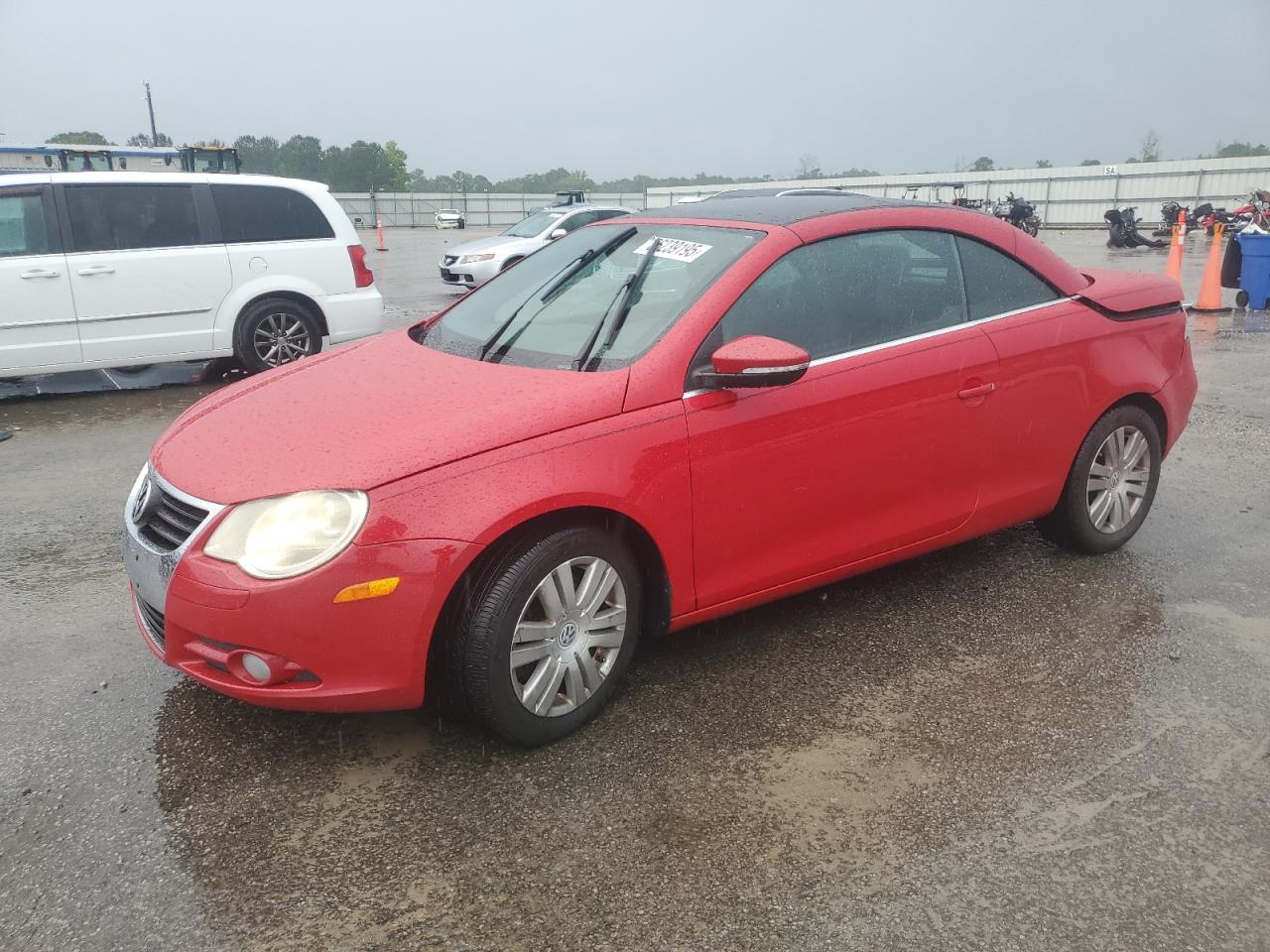 2009 Volkswagen Eos Komfort, VIN WVWBA71F29V015794 — Rear end