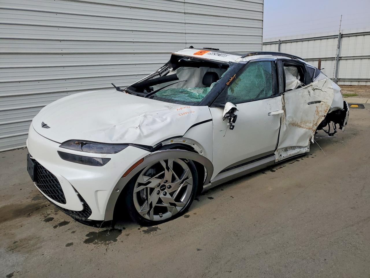 2023 Genesis GV60 Performance, VIN KMUKEDTB1PU013788 — Rollover