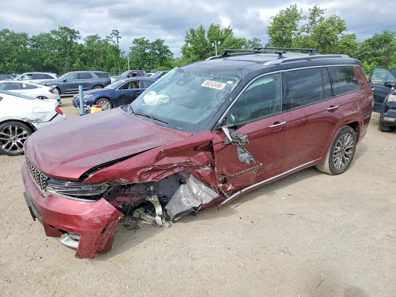 2023 Jeep Grand Cherokee Summit Reserve, VIN 1C4RJKEG4P8777573 — Rollover