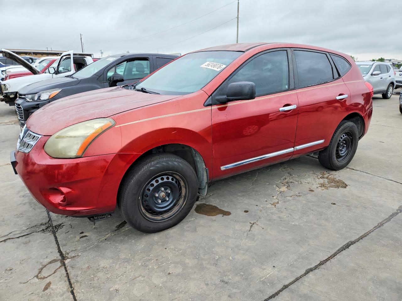 2014 Nissan Rogue S, VIN JN8AS5MT0EW616046 — Rear end